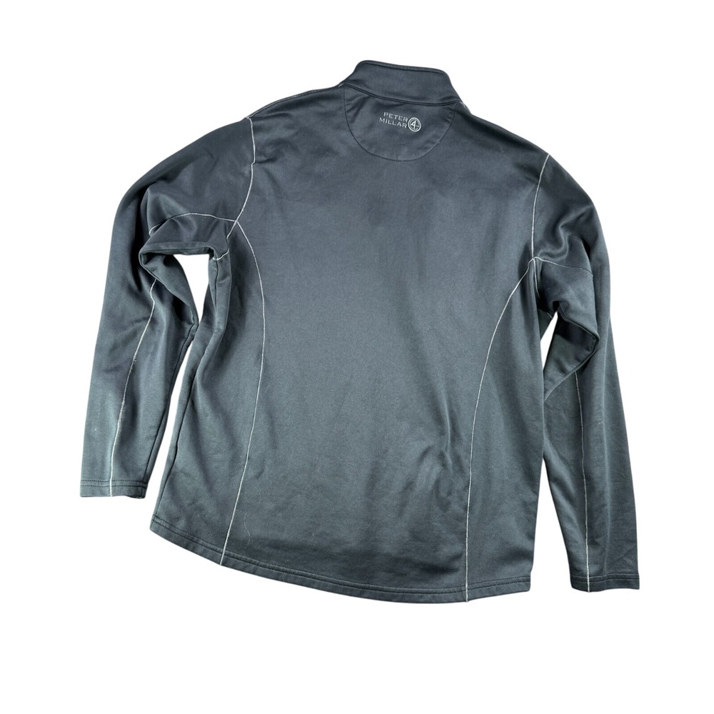 Peter Millar Golf Pullover Men L Warmth E4 1/4 Zi… - image 3